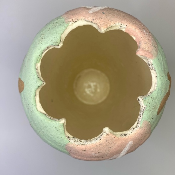 Handmade in Mexico Clay Vase - Picture 5 of 6